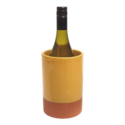 Dexam Sintra Glazed Terracotta Wine Cooler, Ocre - Image 4