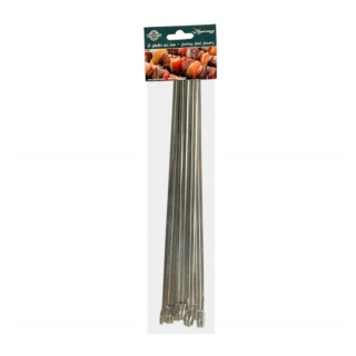 Eppicotispai Stainless Steel Flat Skewer, 12 Pack, 35cm