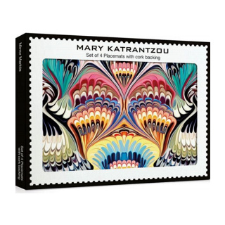 Museums & Galleries Placemats, Mirror Marble, Set of 4