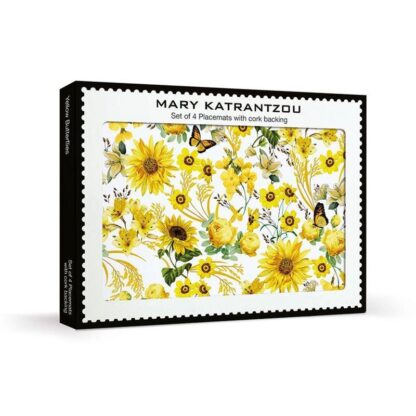 Museums & Galleries Placemats, Yellow Butterflies, Set of 4 - Image 2