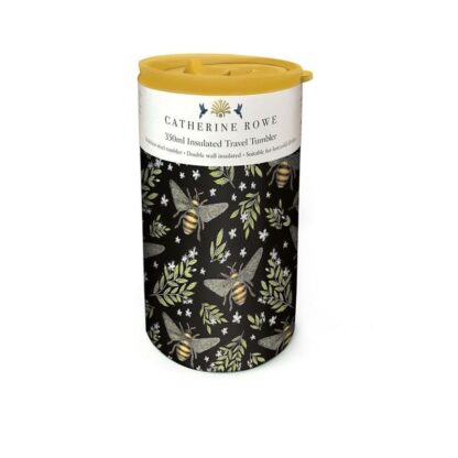 Museums & Galleries Travel Tumbler, Honey Bee Pattern - Image 2