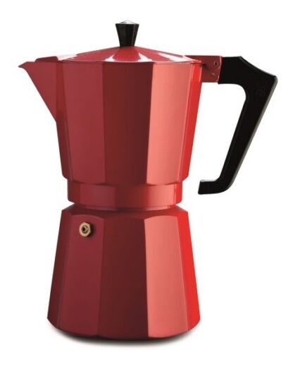 Pezzetti Italexpress Aluminium Coffee Maker 14C, Red - Image 2