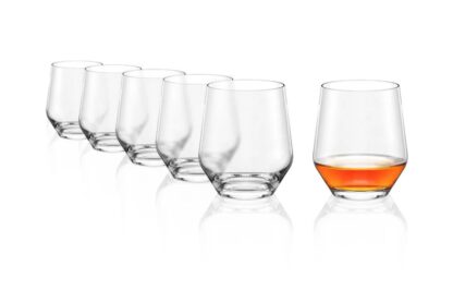 Stölzle Lausitz Revolution Quatrophil Whisky Glasses, 370ml, Set of 6 - Image 3
