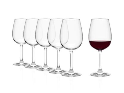 Stölzle Lausitz Weinland Red Wine Glasses, 450ml, Set of 6 - Image 2