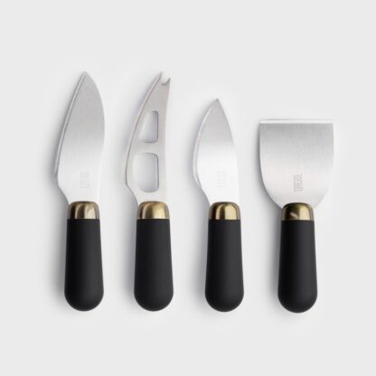 Taylors Brooklyn Brass Cheese Knife & Slate Cheese Board Set, 4pc - Image 7