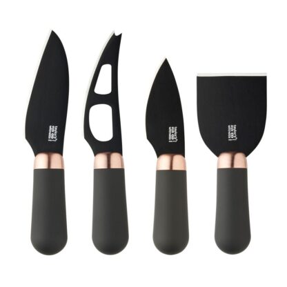 Taylors Brooklyn Copper Cheese Knife & Slate Board Set, 4pc - Image 3