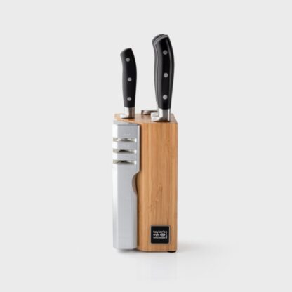 Taylors Henley 5pc Bamboo Block Set with 3-Stage Sharpener - Image 2