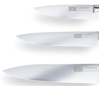 Taylors Oxford Stainless Steel Rivets Knife Set, 3pc - Image 2