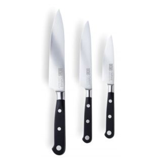 Taylors Oxford Stainless Steel Rivets Knife Set, 3pc