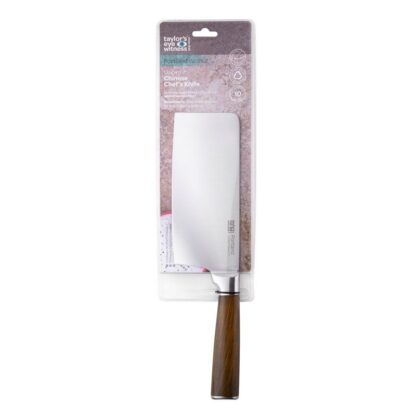 Taylors Portland Walnut Chinese Chef's Knife, 17.5m - Image 2