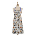 Ulster Weavers Biodegradable Oil Cloth Apron, Feline Friends