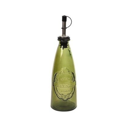 Dexam Sintra Recycled Glass Oil Drizzler, Green - Image 2