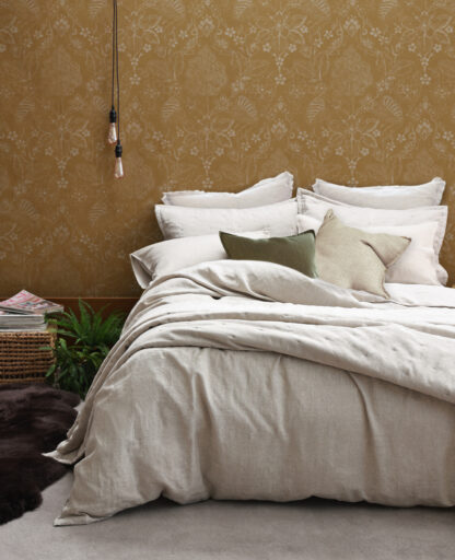 Laundered Linen Duvet Set, Natural