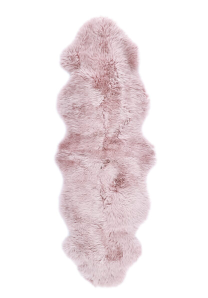 New Zealand Wool Sheepskin Rug, Blush, Double - Image 2