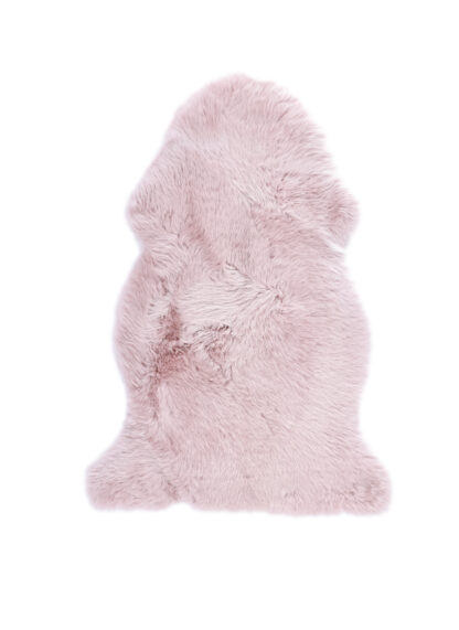 New Zealand Wool Sheepskin Rug, Blush, Single - Image 2