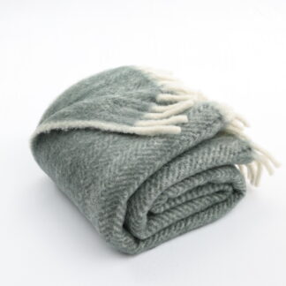 NZ Wool Throw, Slate