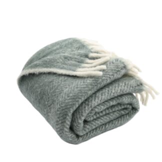 NZ Wool Throw, Slate