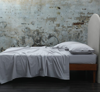 Pure Cotton 250TC Sheet Set, Pewter - Image 2