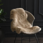 New Zealand Wool Sheepskin Rug, Taupe, Single