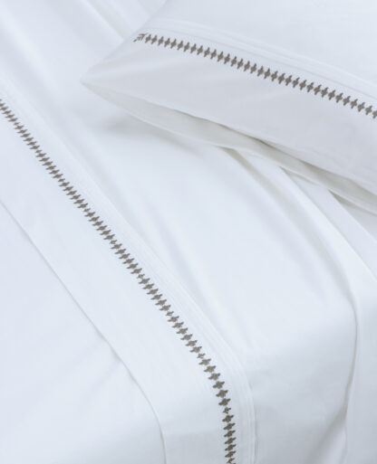 Bee Sheet Set, Taupe - Image 4