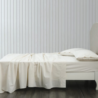 Pure Cotton 250TC Sheet Set, Ivory