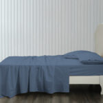 Pure Cotton 250TC Sheet Set, Denim