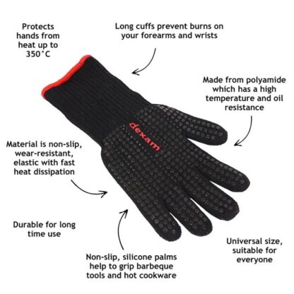 Dexam Heat Resistance Grilling Glove - Image 2