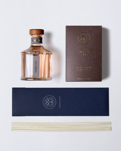Erbario Toscano Luxury Home Fragrance Diffuser, 250ml, Ambra Oud - Image 2