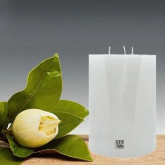 Waxglo Unscented Cylinder Candle, 3 Wick, 150x200mm, White