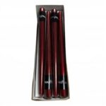 Wrapped Taper Candles, 250mm, Metallic Desert Sunset, 12 Pack