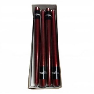 Wrapped Taper Candles, 250mm, Metallic Desert Sunset, 12 Pack