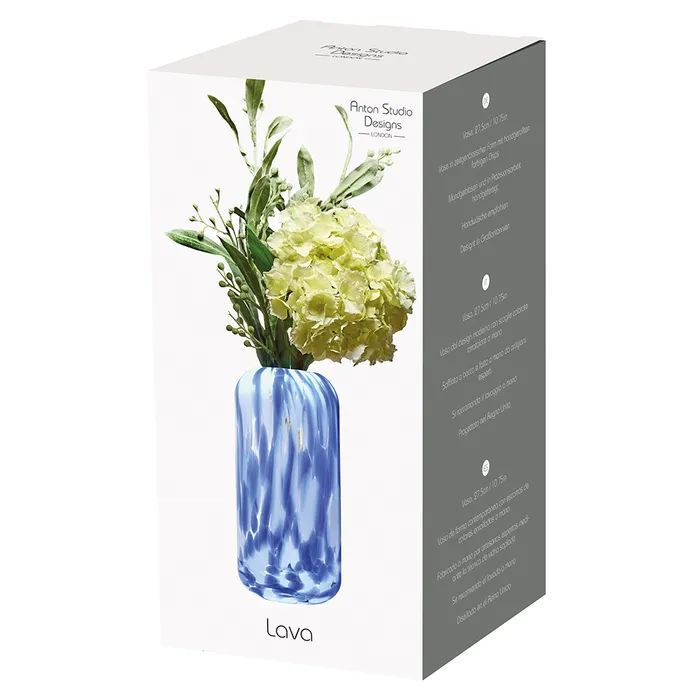Anton Studio Vase, Lava Blue, Large - Image 3
