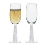 Anton Studio Björn Champagne Flutes, Set of 2