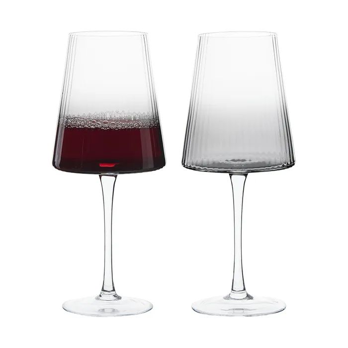 Anton Studio Empire Smoke Wine Glasses, Set of 2 - Image 2