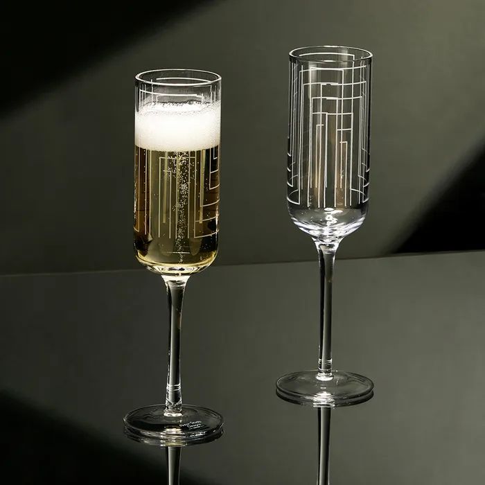 Anton Studio Maze Champagne Flutes, Set of 2 - Image 4