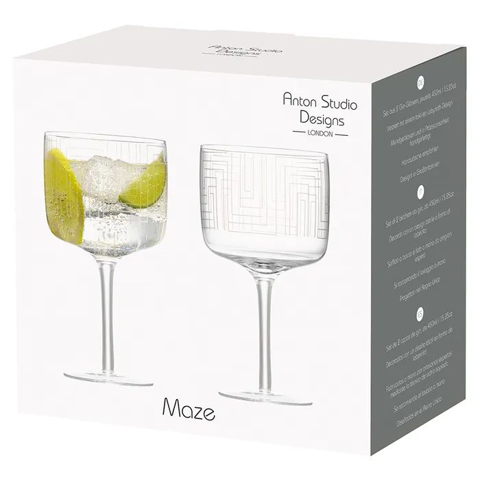 Anton Studio Maze Gin Glasses, Set of 2 - Image 4