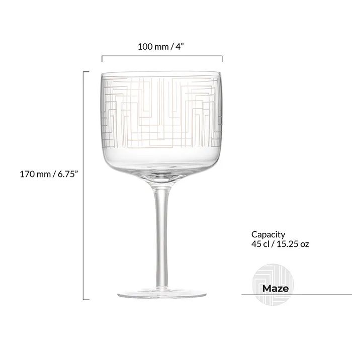 Anton Studio Maze Gin Glasses, Set of 2 - Image 2