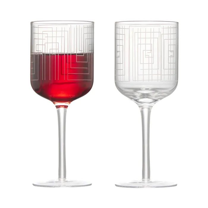 Anton Studio Maze Wine Glasses, Set of 2 - Image 2