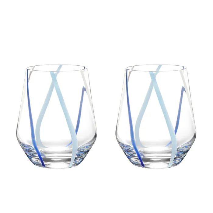 Anton Studio Rio Azure DOF Tumblers, Set of 2 - Image 6