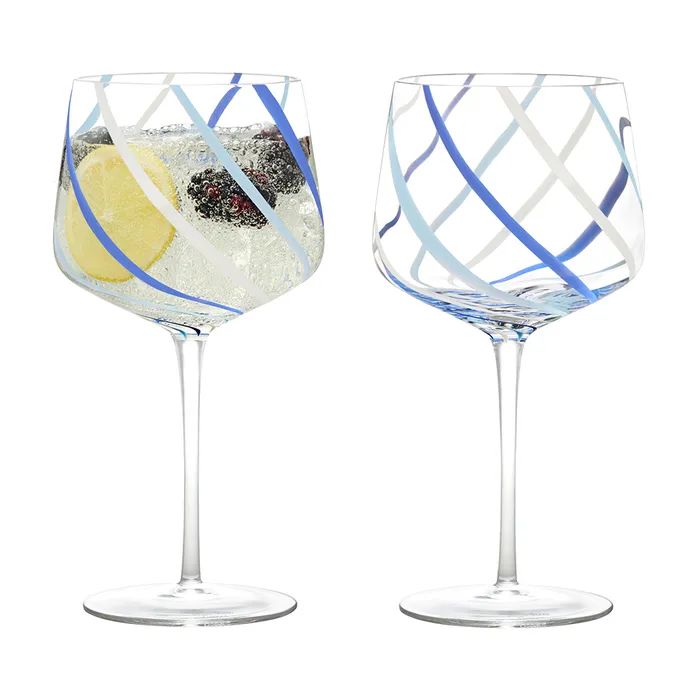 Anton Studio Rio Azure Gin Glasses, Set of 2 - Image 2