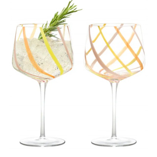 Anton Studio Rio Citrus Gin Glasses, Set of 2