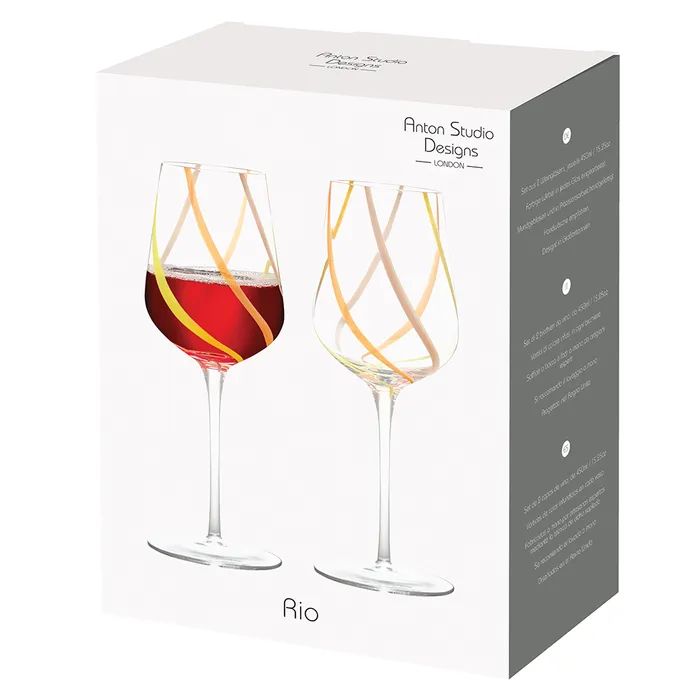 Anton Studio Rio Citrus Wine Glasses, Set of 2 - Image 7