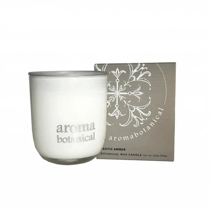 AromaBotanical Wax Candle: Exotic Amber, 185g - Image 2