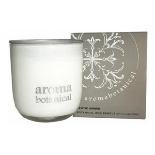 AromaBotanical Wax Candle: Exotic Amber, 185g