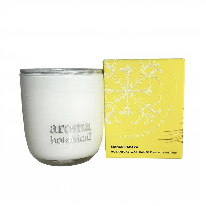 AromaBotanical Wax Candle: Mango Papaya, 185g - Image 2