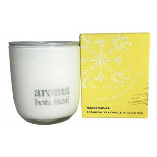 AromaBotanical Wax Candle: Mango Papaya, 185g