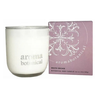 AromaBotanical Wax Candle: White Orchid, 185g