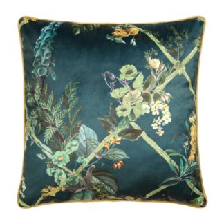 Ulster Weavers Cushion Cover: Cotswold Fantasia, Dawn Green, 55x55cm