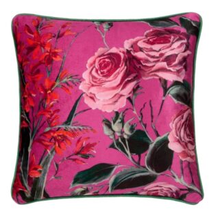 Ulster Weavers Cushion Cover: Cotswold Fantasia, Dawn Pink, 43x43cm