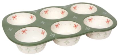 Danica Studio Camellia Stoneware Muffin Pan - Image 3